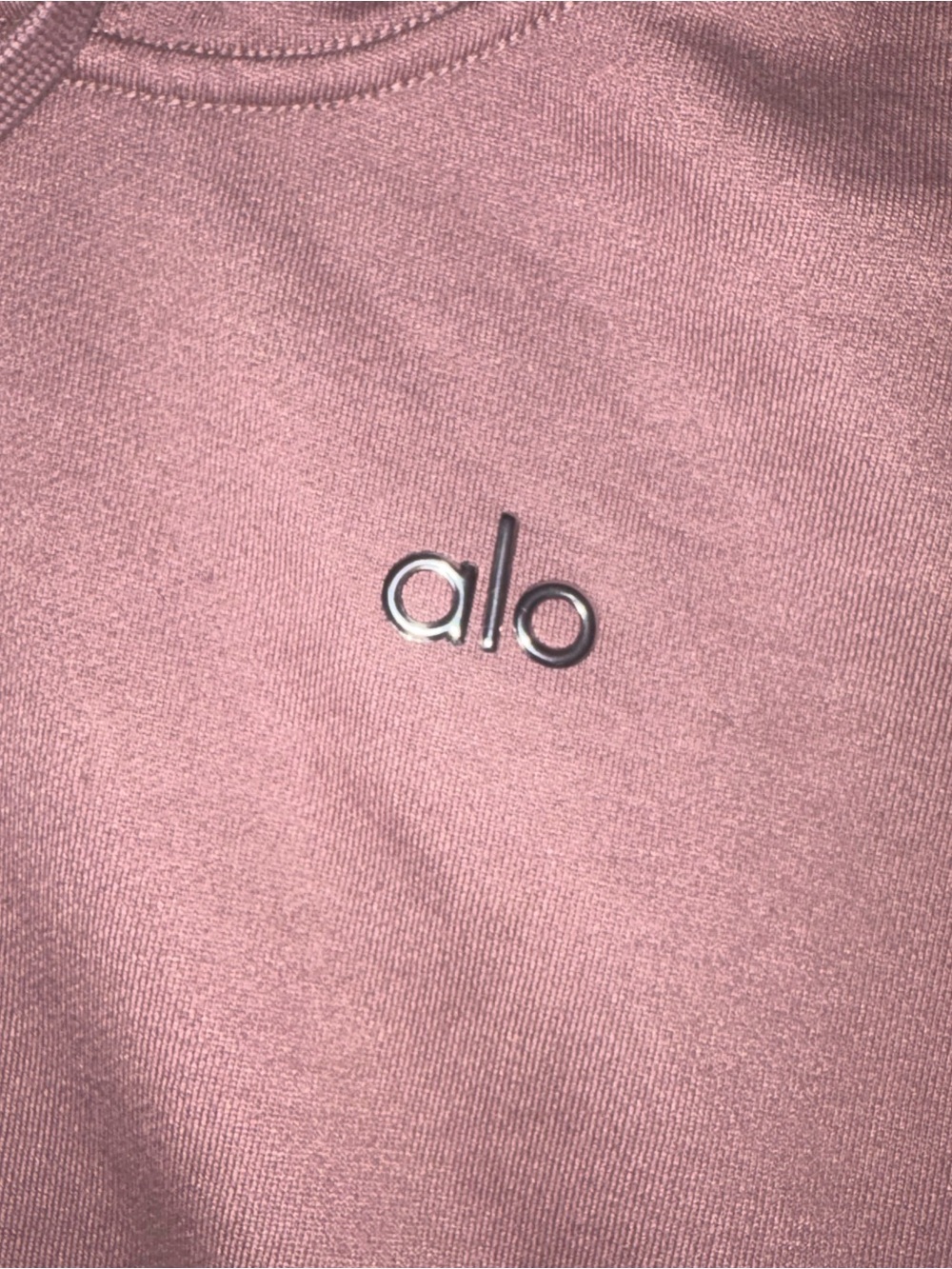 ALO Yoga Men's Mauve Pullover Hoodie - Picture 2 of 4